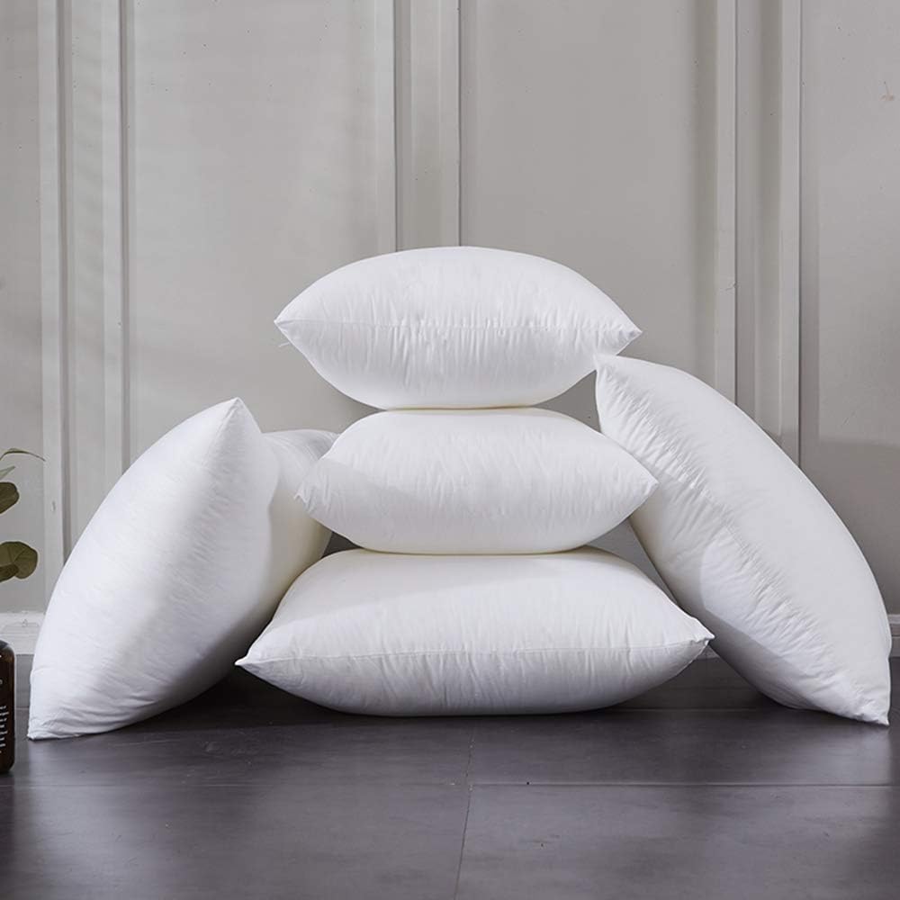 VibeCore Throw Pillow Insert Side View - Soft Cotton Fabric Jacket, Durable Cotton Fiber Fill, Provides Long-Lasting Support, Perfect for Customizing with Any Throw Pillow Cover, Ideal for Couch, Bedroom, or Dorm Room