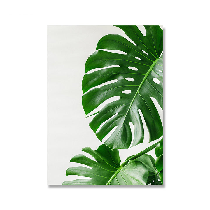 VibeCore Tropical Leafs Canvas Prints Option A: Tropical leafs