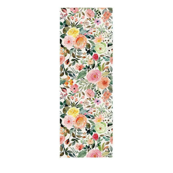 VibeCore Watercolor Floral Self-Adhesive Wallpaper roll, featuring vibrant watercolor floral design, ready for easy peel-and-stick application.