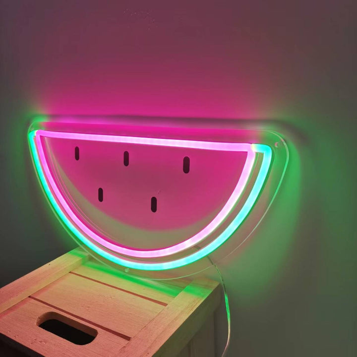 VibeCore Watermelon Neon Sign On Crate