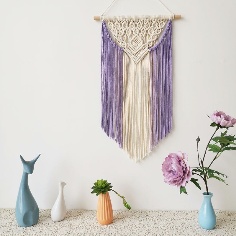 VibeCore Handmade Colorful Macrame Purple