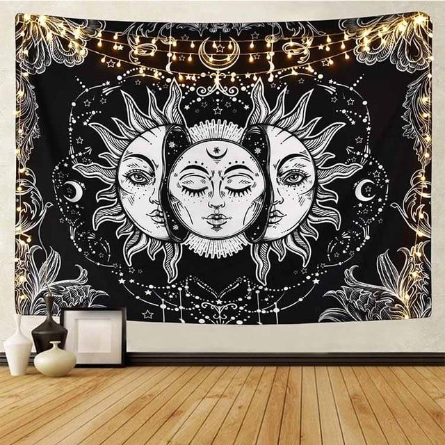 VibeCore Midnight Moon Tapestry