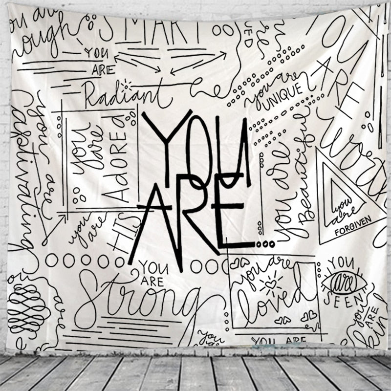 VibeCore Positive You Are Tapestry