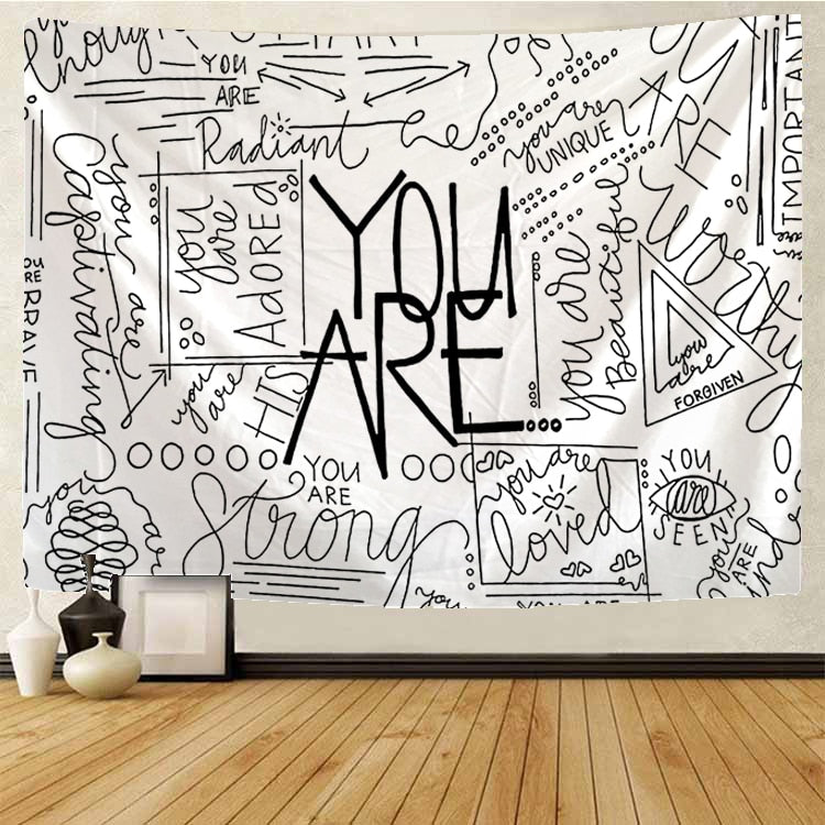 VibeCore Positive You Are Tapestry Product View