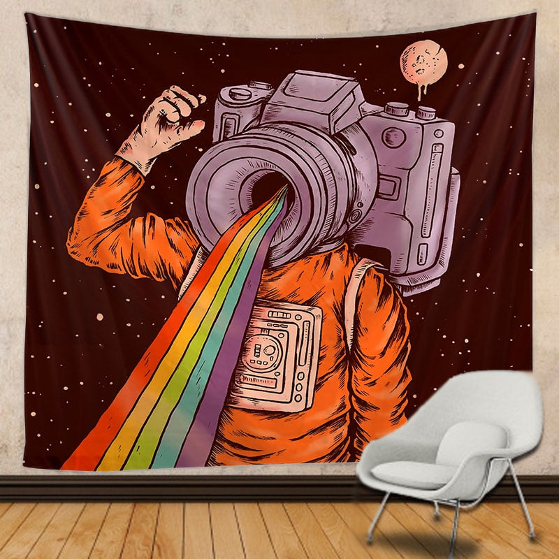 VibeCore Space Oddity Tapestry Hanging