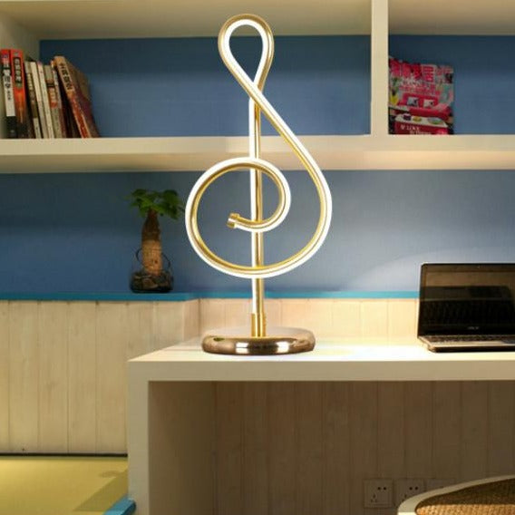 Treble Clef Table Light